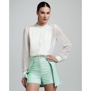 3.1 Phillip Lim Mint Green Layered Shorts